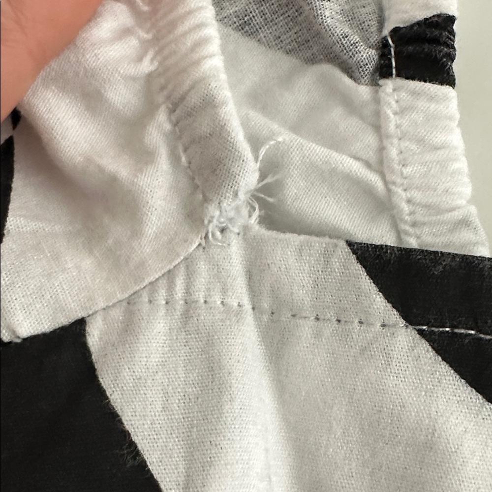 Japna Black White Puff Sleeve Maxi Dress Smocked Back Large Floral Print Pockets - Picture 10 of 11